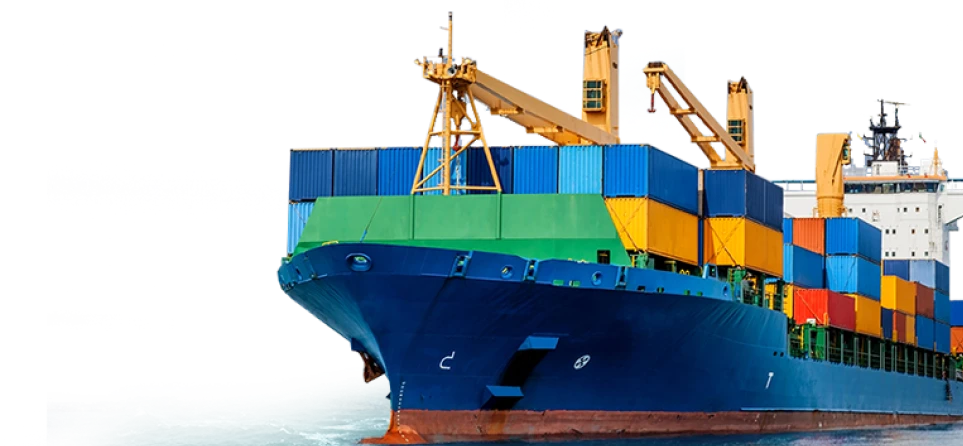 Cargo Ship Train Freight Transport