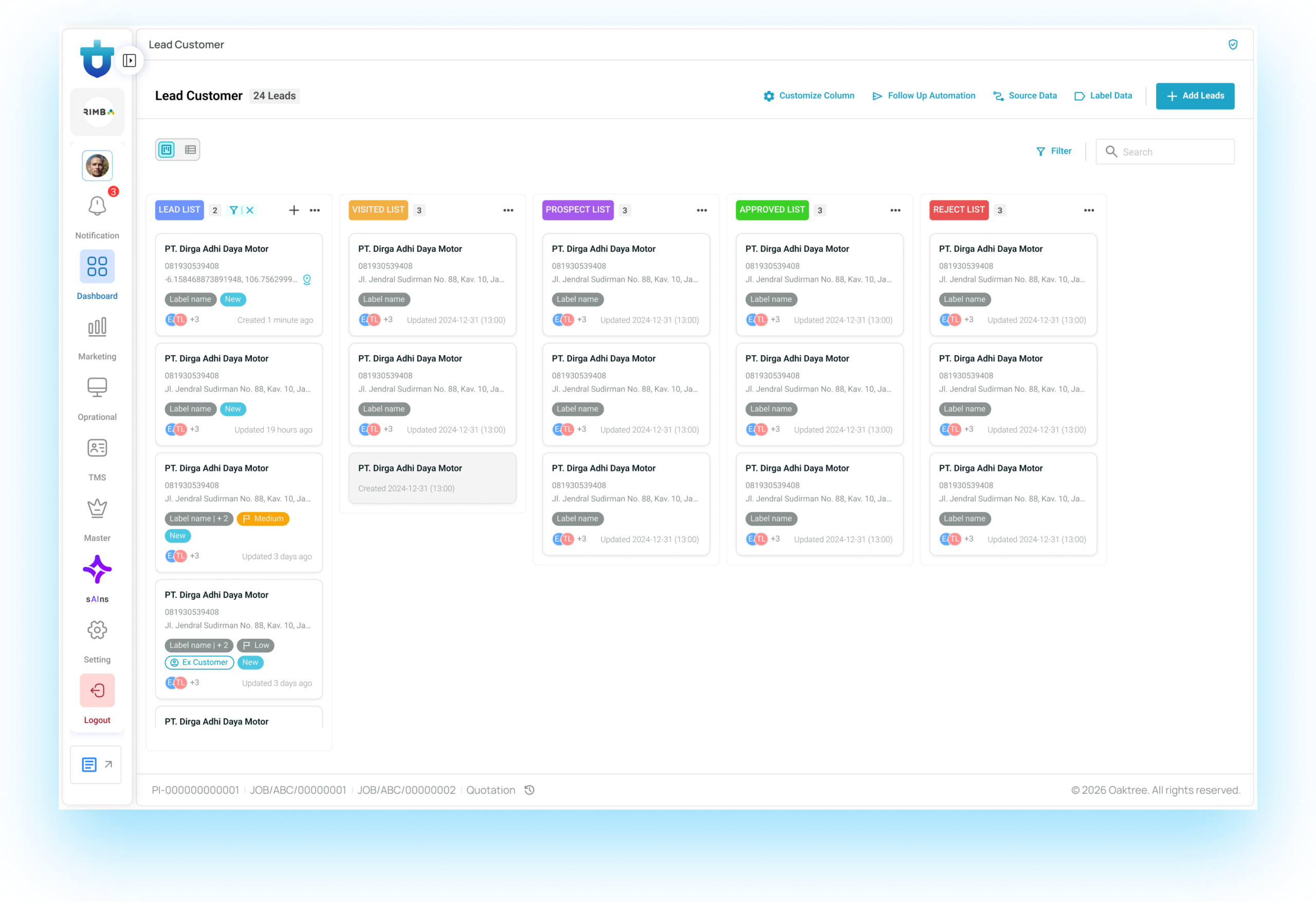 CRM and Sales Management